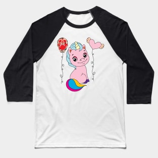 Baby Unicorn Baseball T-Shirt